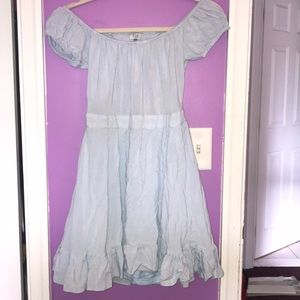 #Tobi Light Blue off the shoulder sundress!